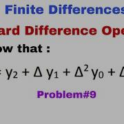 54 Forward Difference Operator Problem 9 Finite Differences