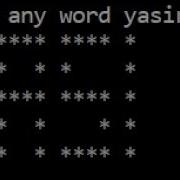 Trick To Print Any Name Or Word Using Star Pattern In C Programming Programming Eye Short