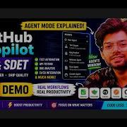 GitHub Copilot For QA SDET LIVE Demo New Agent Mode Explained