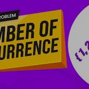 Number Of Occurrence School Practice Problem GeeksforGeeks School