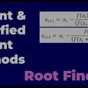 Efficient Root Finding With Secant And Modified Secant Methods