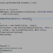 Android Application Development Tutorial 143 Criteria And Getting Location