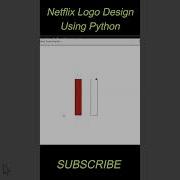 Make Netflix Logo In Python Pythonturtle Codingstatus Python Shorts