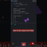 Python Challenges Python Programming Yield In Python Python Pythonprogramming Yield Shorts