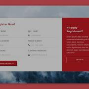 Responsive Registration Form Validation Vanilla JS Project