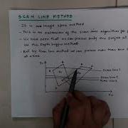 Scanline Method For Visual Surface Detection
