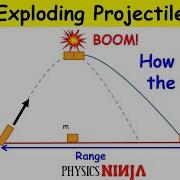 Exploding Projectile Momentum And Center Of Mass Approach
