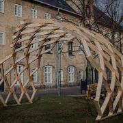 Utilising Waste Wood Through Reciprocal Frame Systems