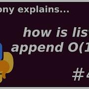 How Is List Append Possibly O 1 Beginner Intermediate Anthony Explains 466
