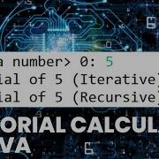 Calculate The Factorial Of A Positive Integer Using Both Iterative And Recursive Methods In Java