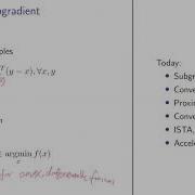CS292F 2020 Spring Convex Optimization Lecture 6 Subgradient Method And Proximal Gradient Descent