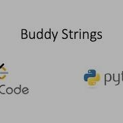 Leetcode Buddy Strings Python