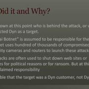 ISC Briefing Large DDoS Attack Against Dyn