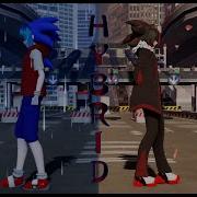 MMD Hybrid Sonic Series Sonic And Shadow