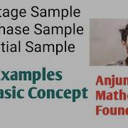 Multi Stage Sample Multi Phase Sample Sequential Sample