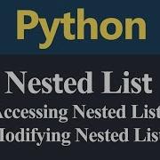 Nested List In Python Hindi