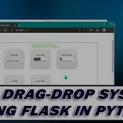 Make File Drag And Drop System Python Flask Dropzone Tutorial