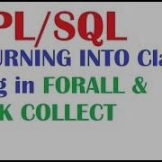 PL SQL Tutorial Using RETURNING INTO Clause In FORALL