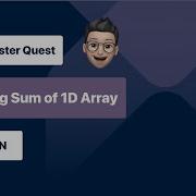 Running Sum Of 1D Array LeetCode 1480 Python