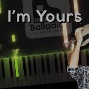 I M Yours Jason Mraz EASY MEDIUM Piano Tutorial