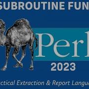 Perl Programming Subroutines Functions 2023