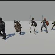 Sword Shield Animset Retargetting Inside Unity 3D