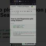How To Plot Regression Plot Using Seaborn In Python Codersarts