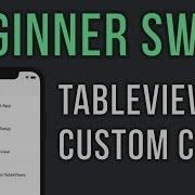 Swift UITableView Tutorial With Custom Cells Beginner Series