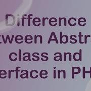 Difference Between Abstract And Interface In PHP Abstract Interface PHP What Is The Diffe