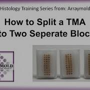 How To Split A TMA Block Into Two Separate Blocks