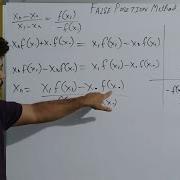 Derivation Of False Position Or Regula Falsi Method
