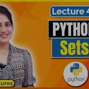 Sets In Python Python Tutorials For Beginners Lec41 Part1