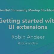 Getting Started With UI Extensions