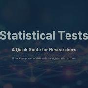 Common Statistical Tests Used In Research An Overview