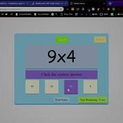 Maths Game HTML CSS JavaScript