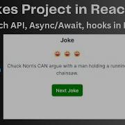 Build Jokes App In React ReactJS Tutorial With Fetch API Async Await And Hooks