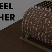 Колесо Шифра Джефферсон Диск 3D анимация