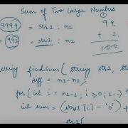 Sum Of Two Large Numbers