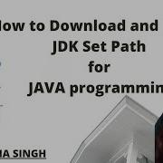 How To Download And Install JDK Set Path For Java Programming In Hindi Aktu Engineering Students