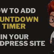 How To Add A Countdown Timer In WordPress Use Plug In Wp Plugin