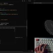 ASMR Programming React Three 3D Donut AsciiEffect ASMR No Talking Reactjs Threejs