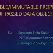 Mutable Immutable Properties Of Passed Data Objects I Python I Working With Functions