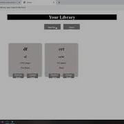 Library App In JavaScript With Source Code Source Code Projects