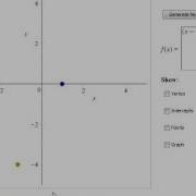 Drawing The Graph Of A Quadratic Function