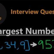 Наибольшее число Leetcode 179 Python