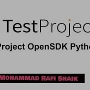 TestProject OpenSDK Python