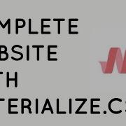 Learn MaterializeCSS And Create A New Portfolio Part 3