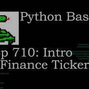 Python Basics Tutorial Intro To YFinance For Stock Market Data