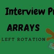 Left Rotation ARRAYS HACKERRANK Solution PYTHON Interview Algorithm Programming For Beginners