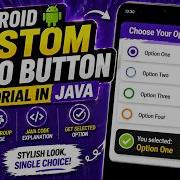 ANDROID CUSTOM RADIO BUTTON TUTORIAL IN JAVA